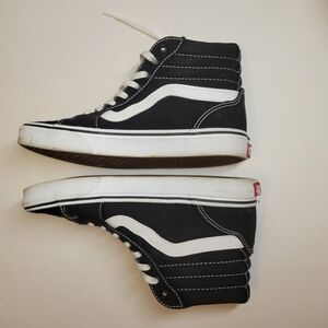 Vans Milton High-Top Sneakers Black White
